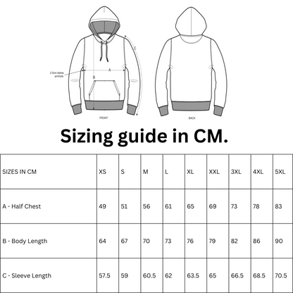 Ring-spun cotton unisex hoodie (Beaufort scale)