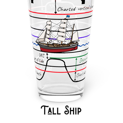 Pint glasses, Tidal height theory.