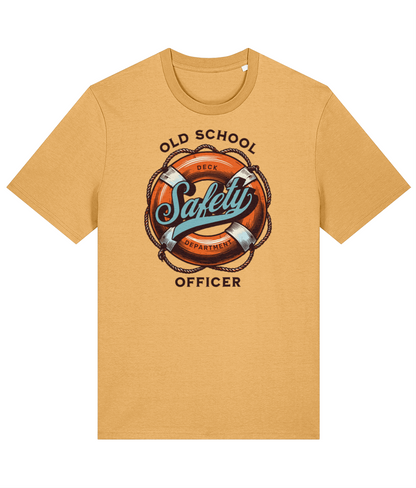 Organic cotton unisex t-shirt (Old-school safety officer)