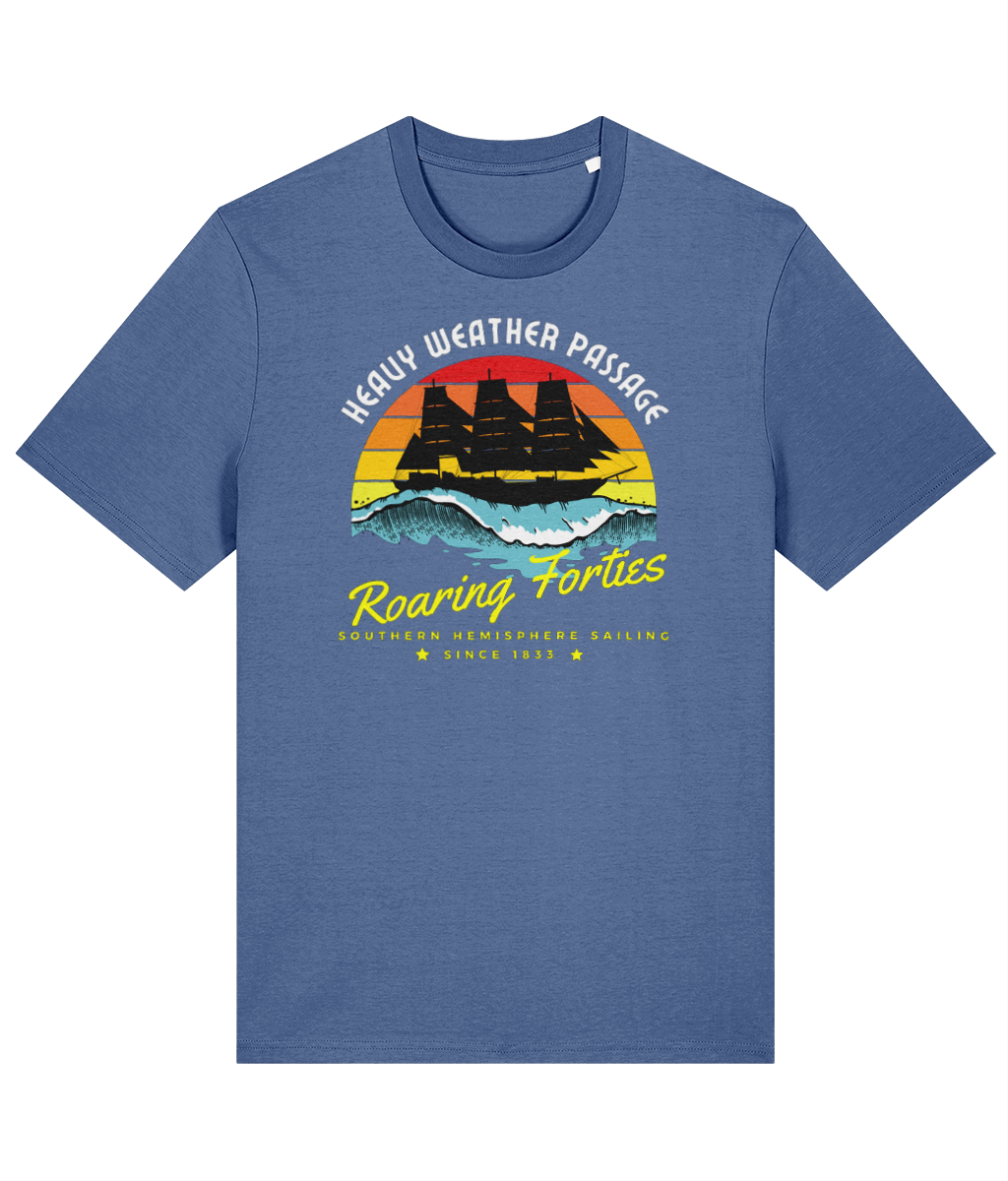 Organic cotton unisex t-shirt ( Roaring forties)