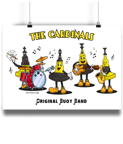 Poster print (The Cardinals, original buoy band)