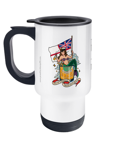 Travel Mug, Royal Navy (Soul of a mermaid, mouth of a sailor)