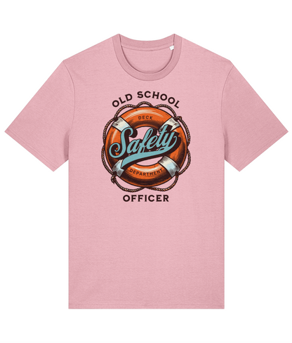 Organic cotton unisex t-shirt (Old-school safety officer)