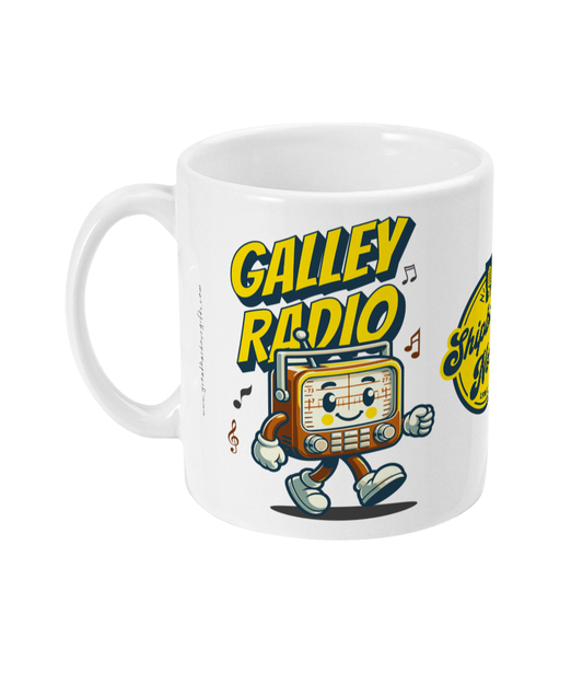 Galley Radio, Merchant Navy mug (Retro 1930s cartoon)