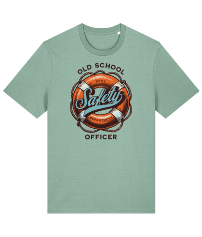 Organic cotton unisex t-shirt (Old-school safety officer)