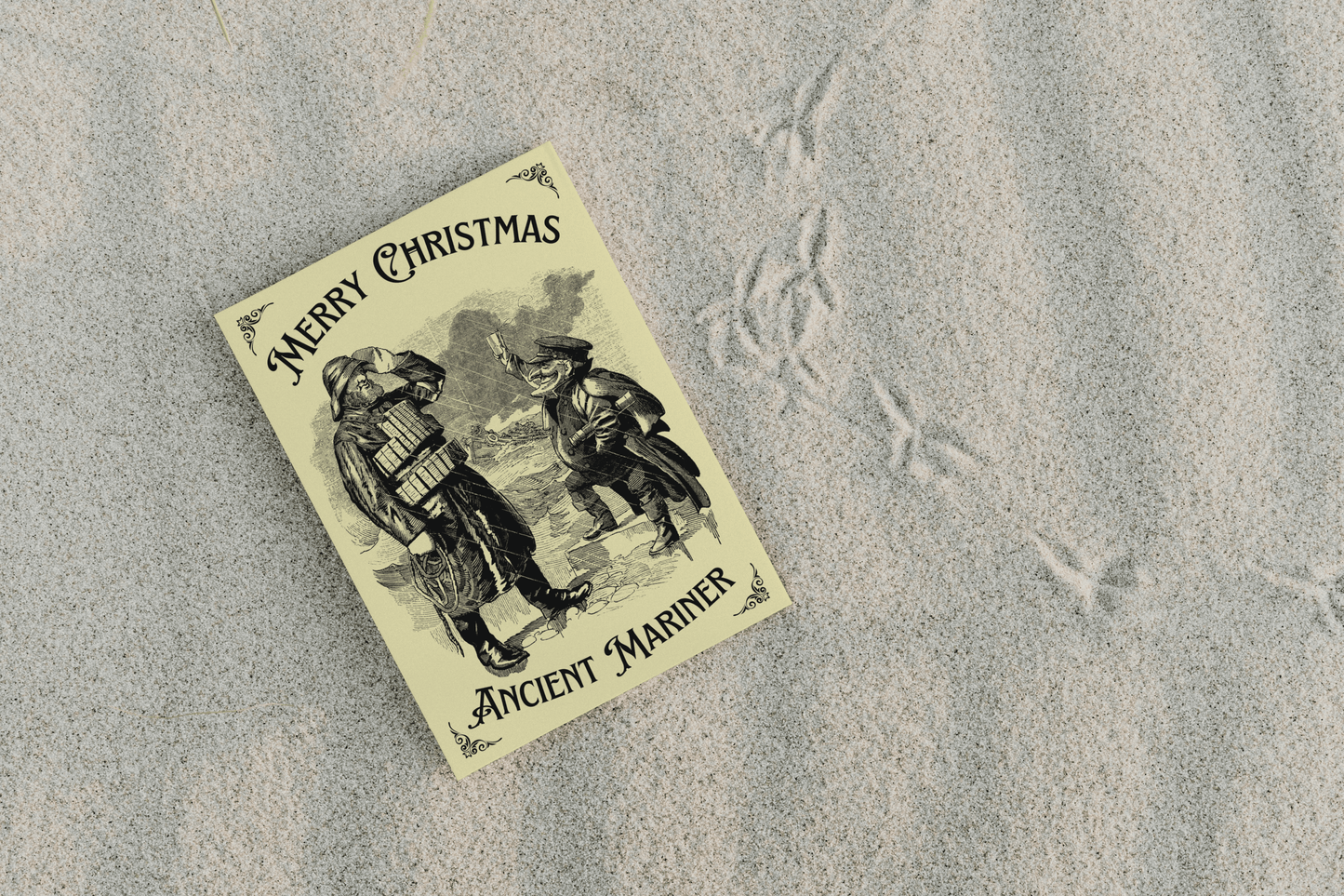 Nautical Christmas card (Ancient Mariner)