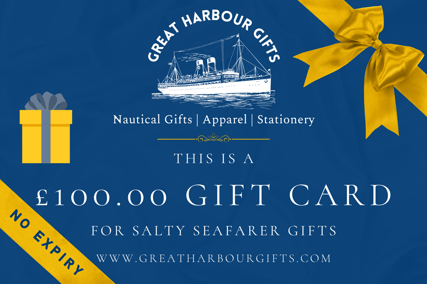 Electronic Gift Cards (No expiry date) Great Harbour Gifts