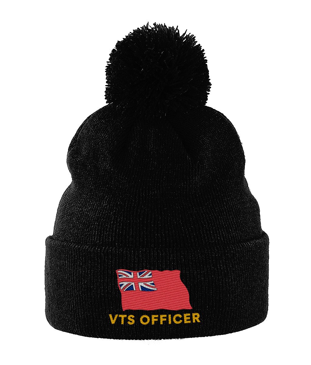 Pom Pom hat (Embroidered VTS Officer and red ensign)