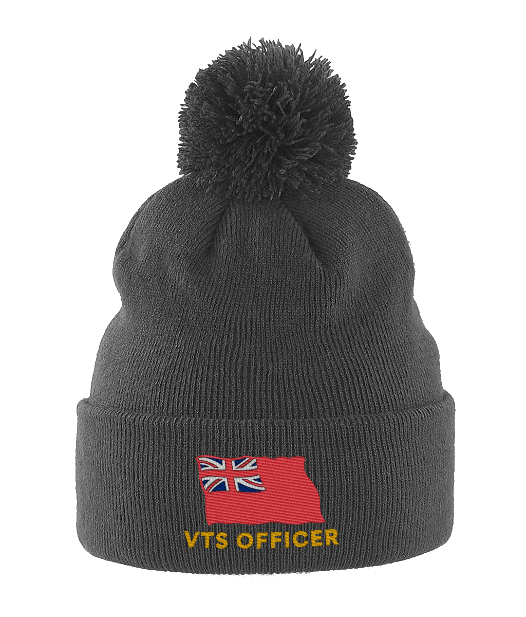 Pom Pom hat (Embroidered VTS Officer and red ensign)