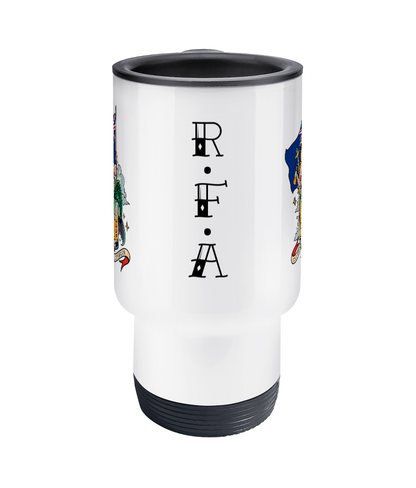 Travel Mug, Royal Fleet Auxiliary (Soul of a mermaid, mouth of a sailor)