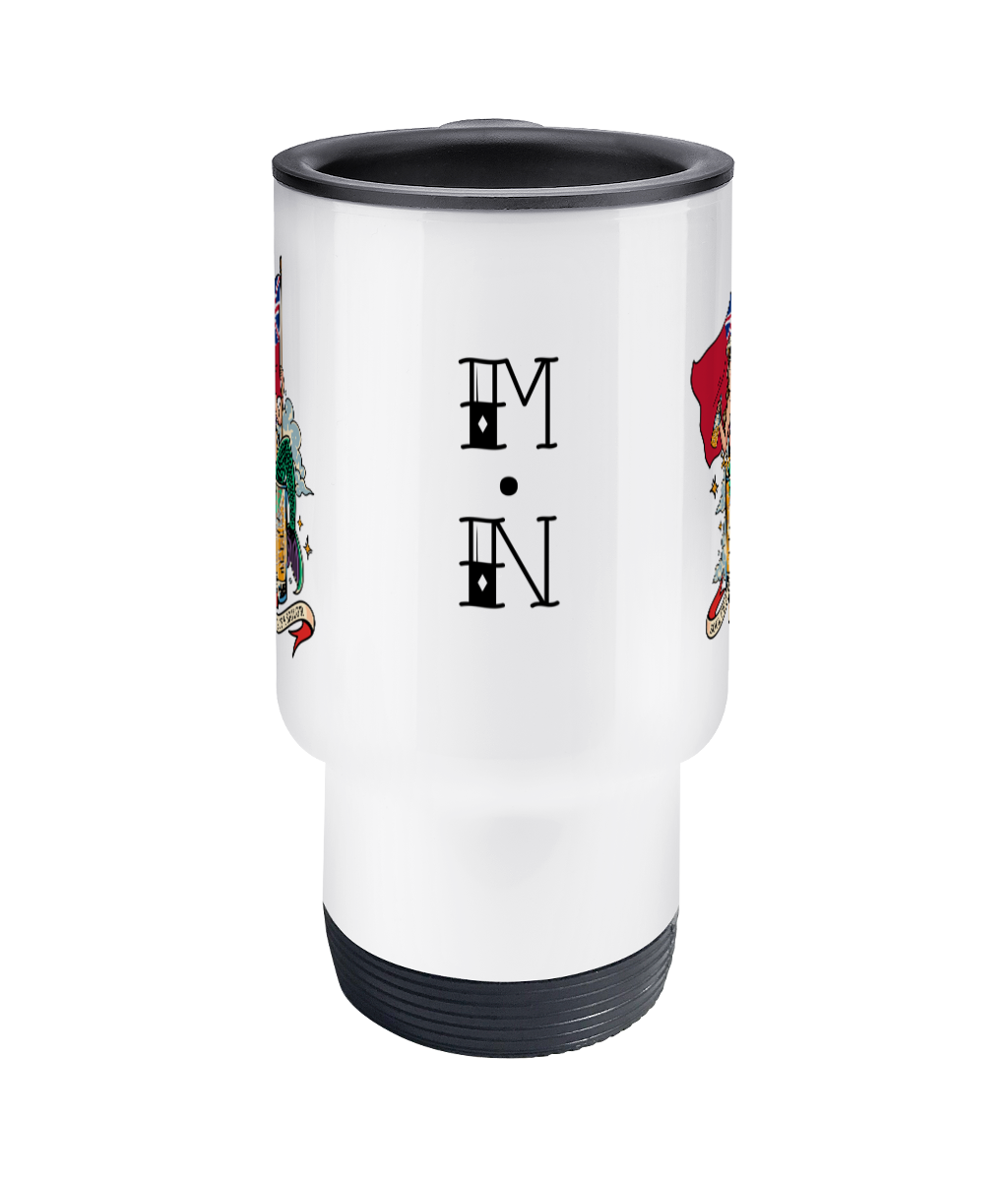 Travel mug, Merchant Navy (Soul of a mermaid, mouth of a sailor)