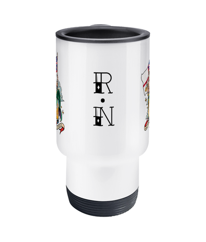 Travel Mug, Royal Navy (Soul of a mermaid, mouth of a sailor)