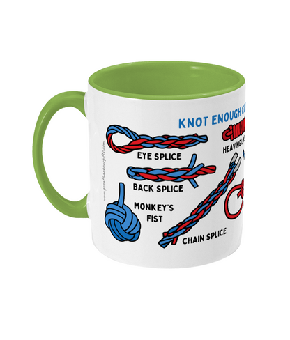 Knots, splices and hitches ceramic mug Great Harbour Gifts