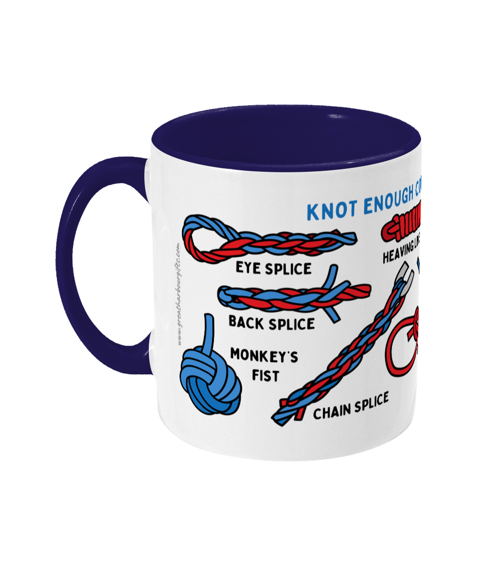 Knots, splices and hitches ceramic mug Great Harbour Gifts