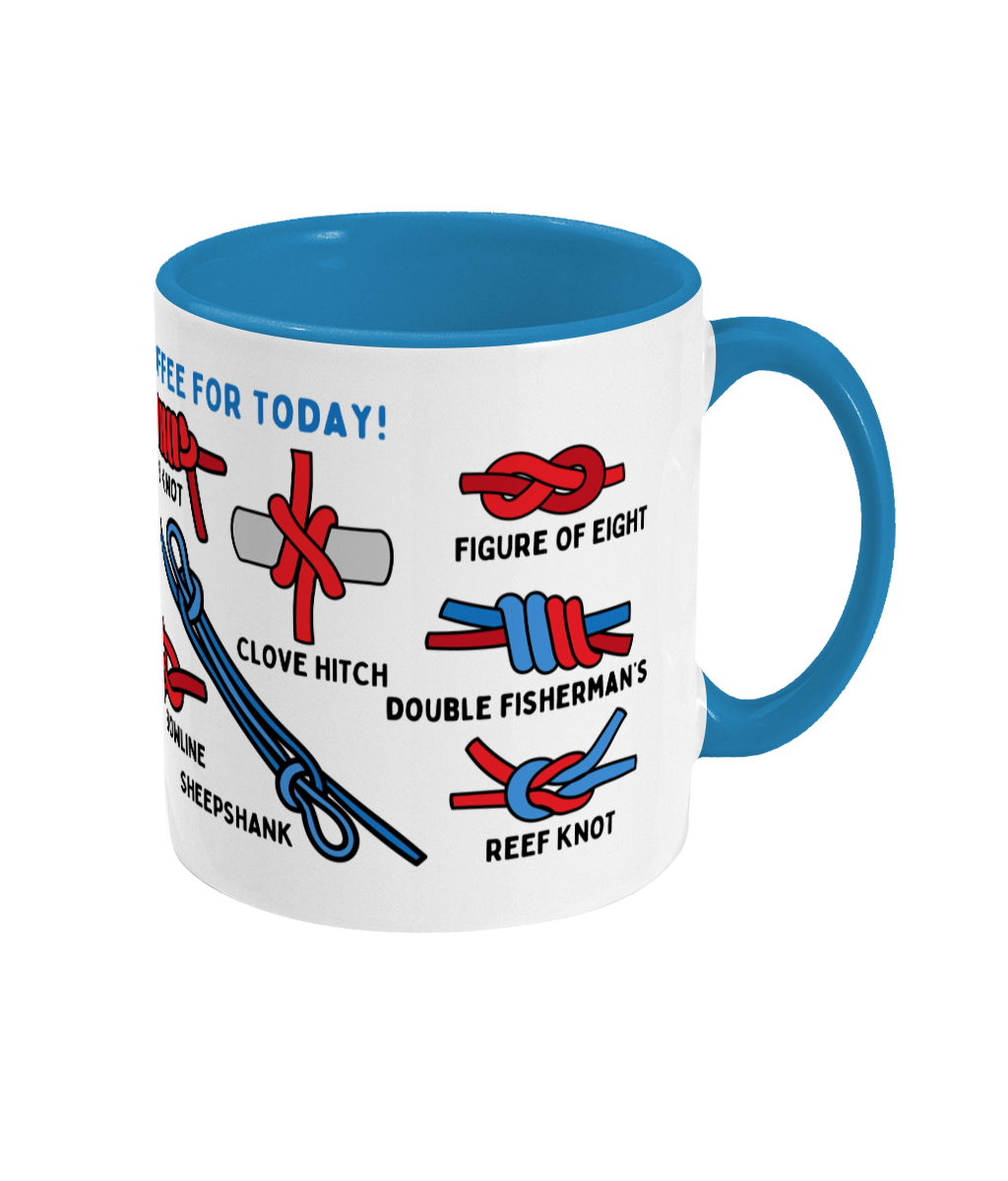 Knots, splices and hitches ceramic mug Great Harbour Gifts