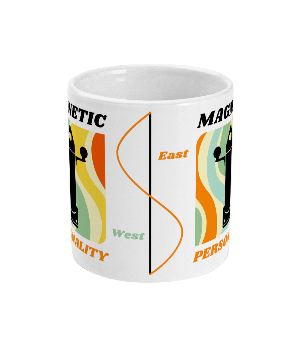 Magnetic personality compass binnacle mug Great Harbour Gifts