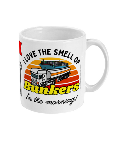 Marine engineer mug (I love the smell of bunkers in the morning!) Great Harbour Gifts