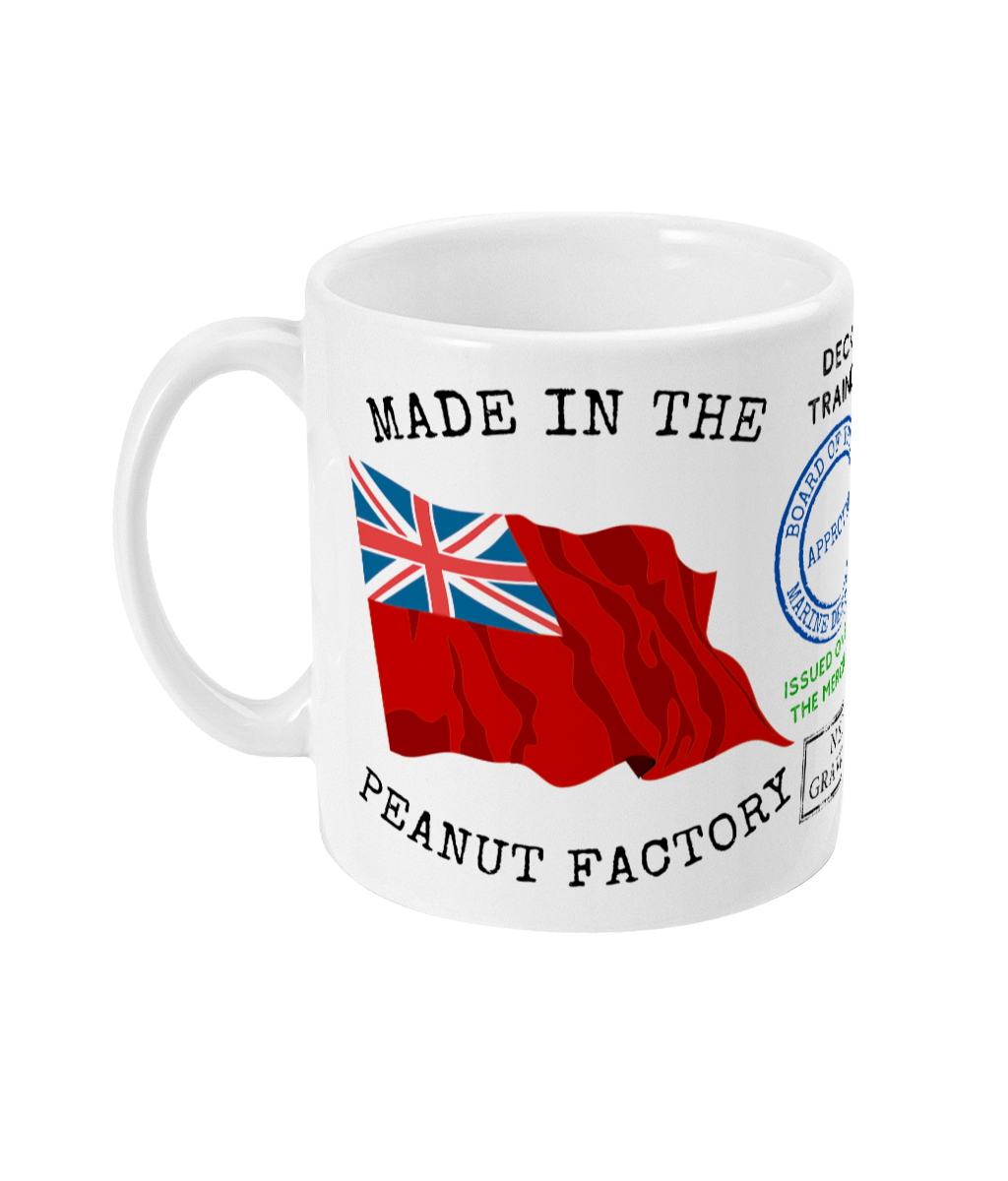 N.S.T.S. Gravesend 'Peanut factory' mug (Deck rating version) Great Harbour Gifts