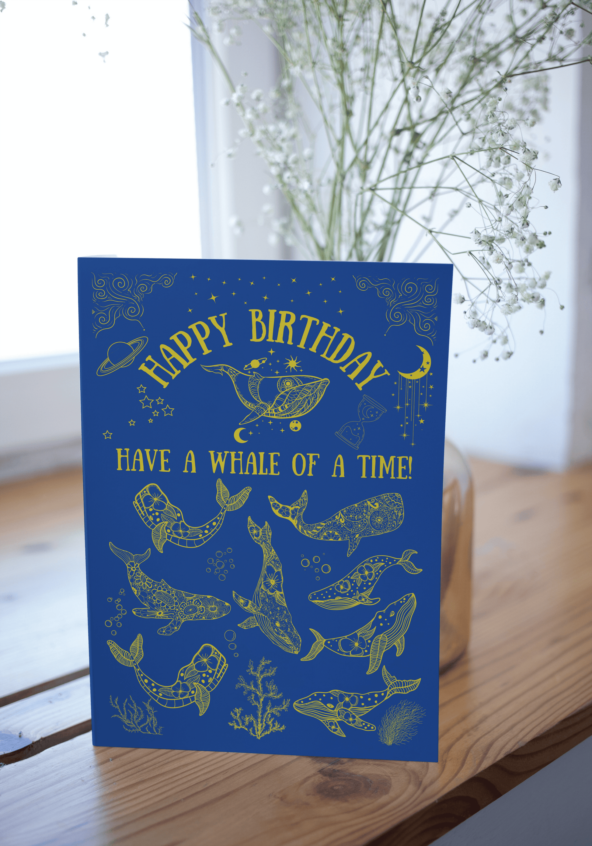 Nautical Birthday Card 'Have a Whale of a Time! Great Harbour Gifts