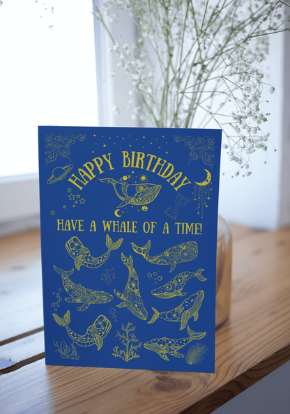 Nautical Birthday Card 'Have a Whale of a Time! Great Harbour Gifts