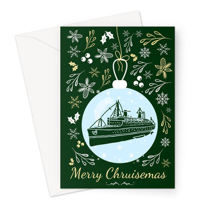 Nautical Christmas card (Merry Cruise-mas) Great Harbour Gifts