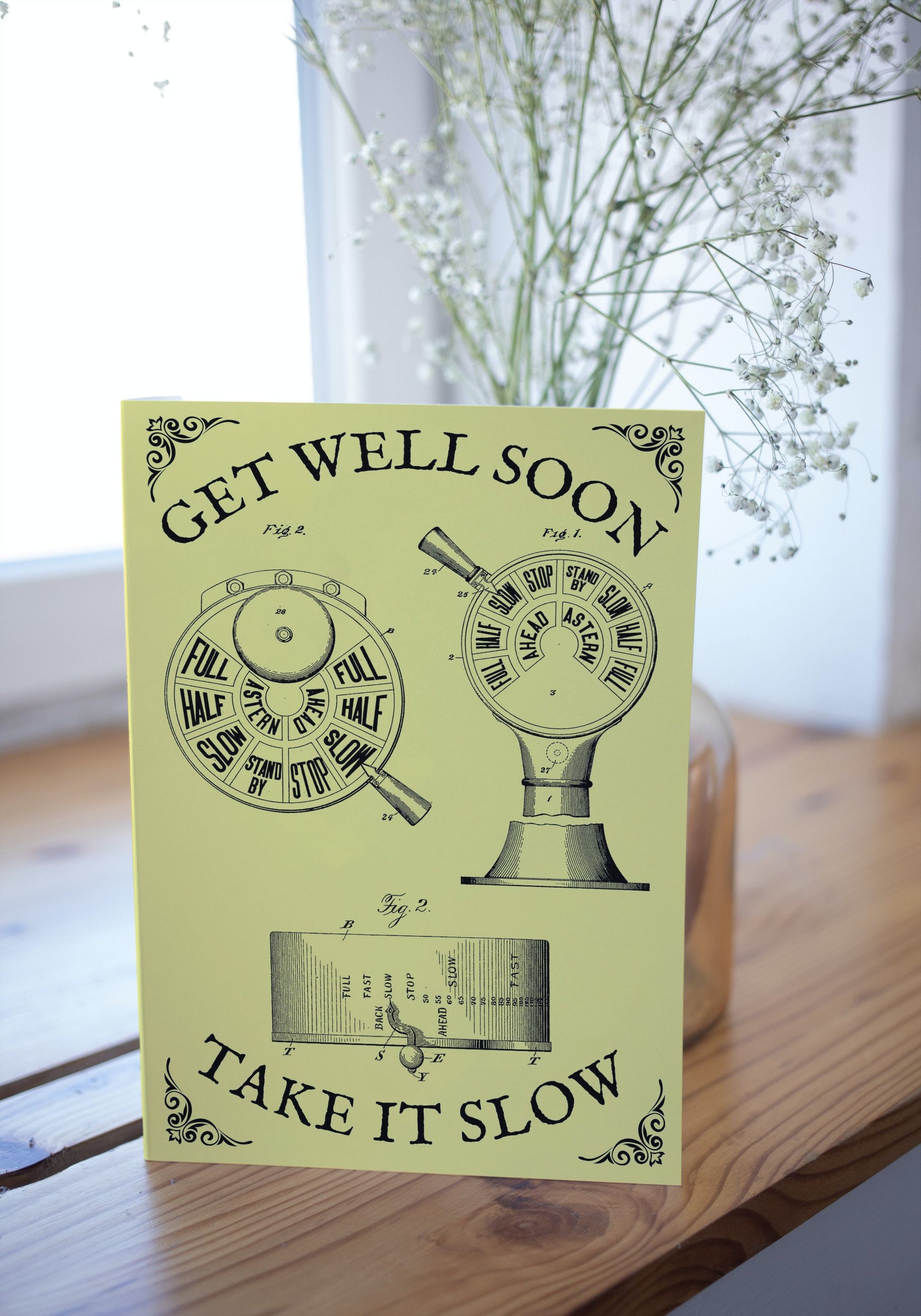 Nautical Get Well Soon Card, Take it Slow – Great Harbour Gifts