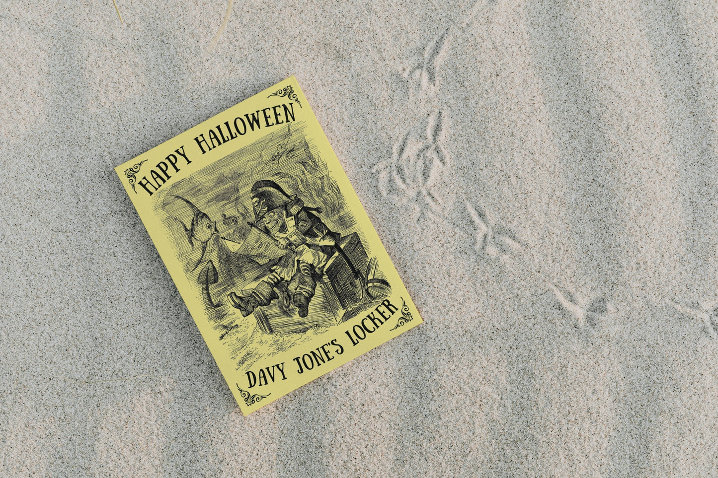 Nautical Halloween Card, Davy Jones Locker Great Harbour Gifts