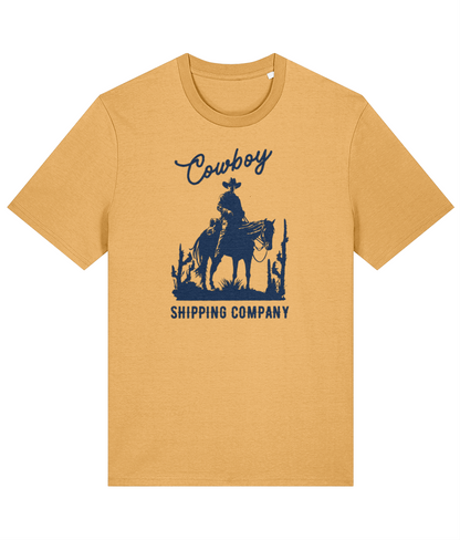 Organic cotton unisex t-shirt (Cowboy Shipping Company) Great Harbour Gifts