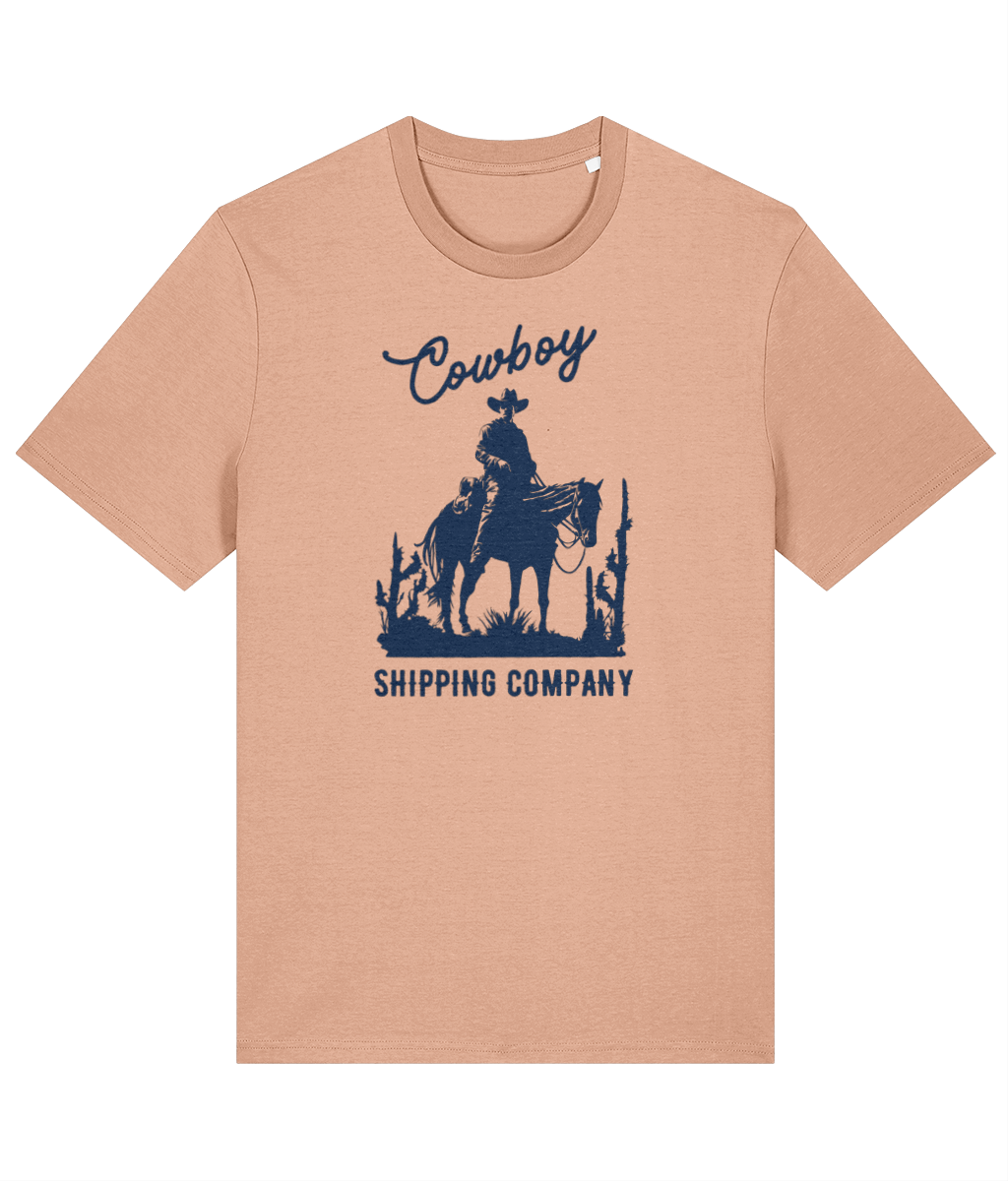 Organic cotton unisex t-shirt (Cowboy Shipping Company) Great Harbour Gifts