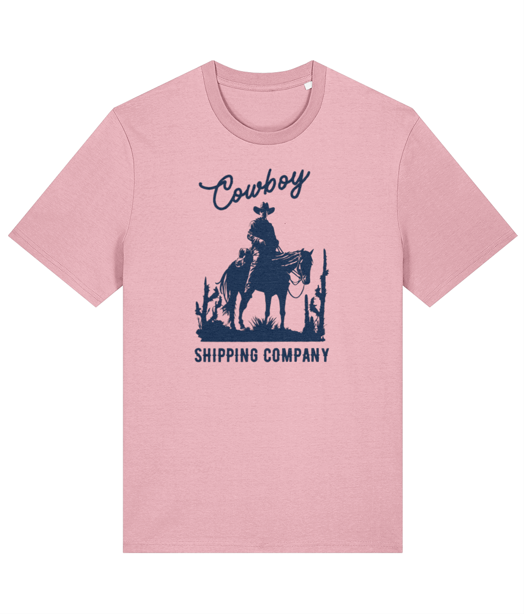 Organic cotton unisex t-shirt (Cowboy Shipping Company) Great Harbour Gifts