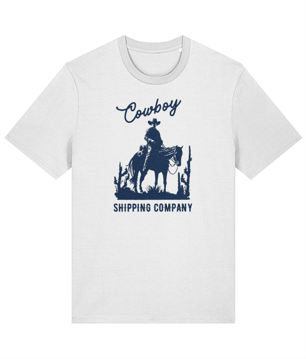 Organic cotton unisex t-shirt (Cowboy Shipping Company) Great Harbour Gifts