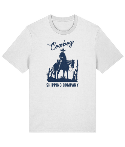 Organic cotton unisex t-shirt (Cowboy Shipping Company) Great Harbour Gifts