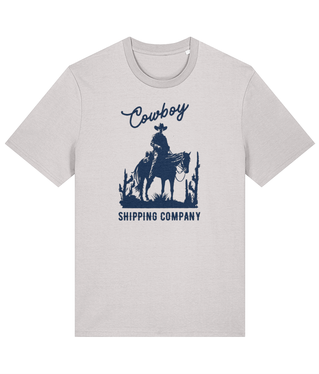 Organic cotton unisex t-shirt (Cowboy Shipping Company) Great Harbour Gifts