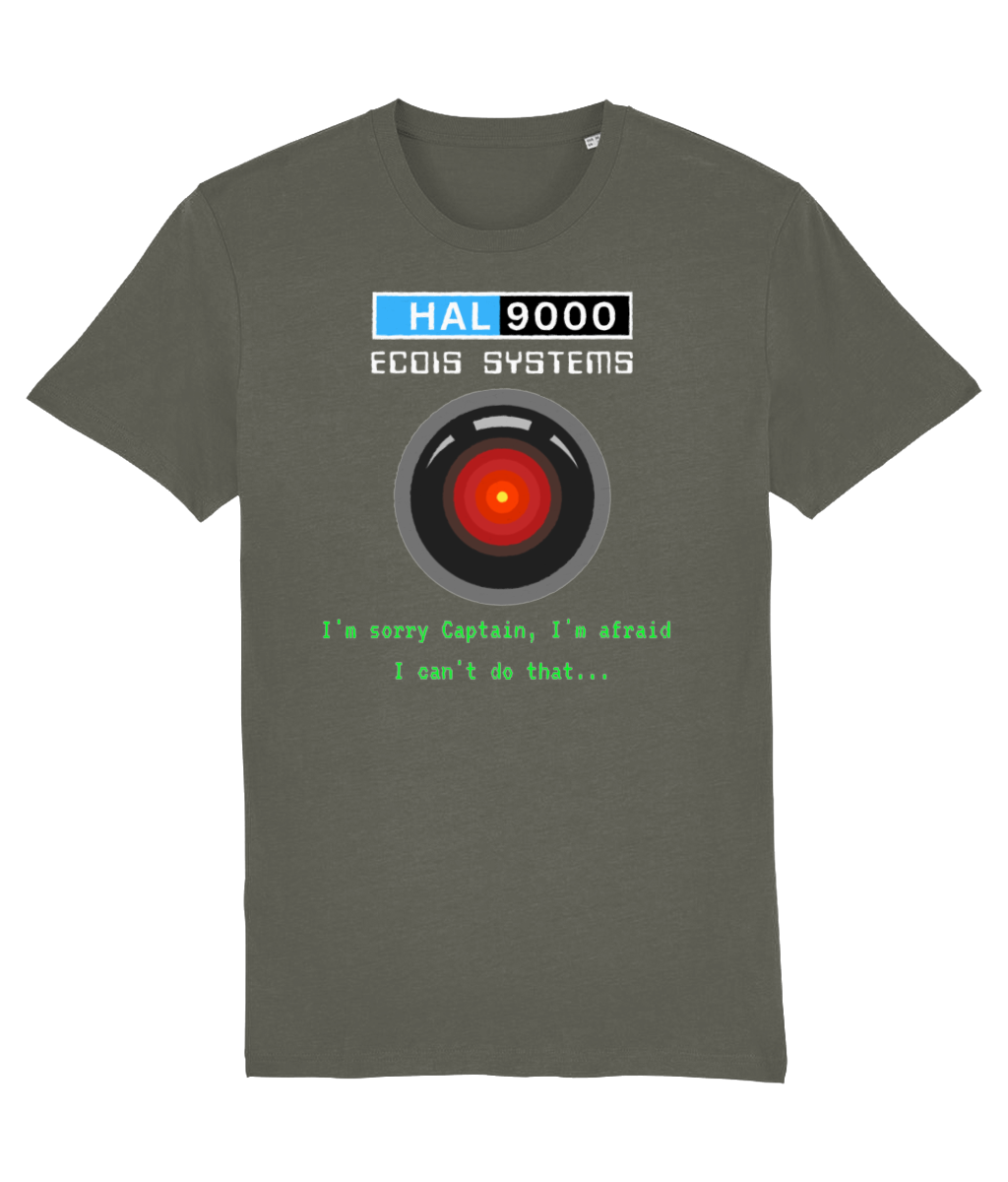 Organic cotton unisex t-shirt (ECDIS HAL 9000) Great Harbour Gifts