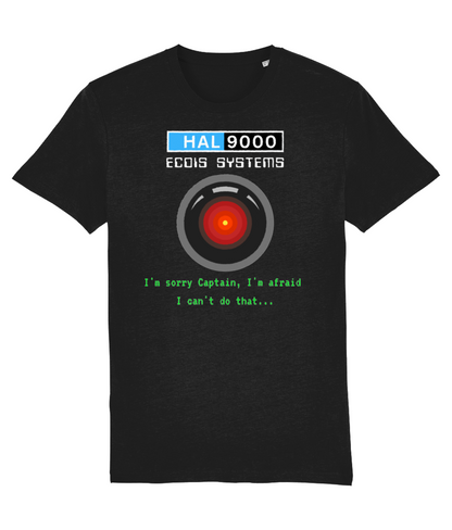 Organic cotton unisex t-shirt (ECDIS HAL 9000) Great Harbour Gifts