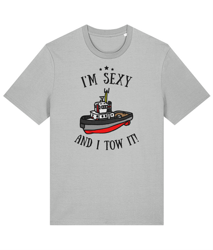 Organic cotton unisex t-shirt (I'm sexy and I tow it!) Great Harbour Gifts