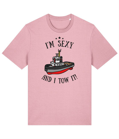 Organic cotton unisex t-shirt (I'm sexy and I tow it!) Great Harbour Gifts