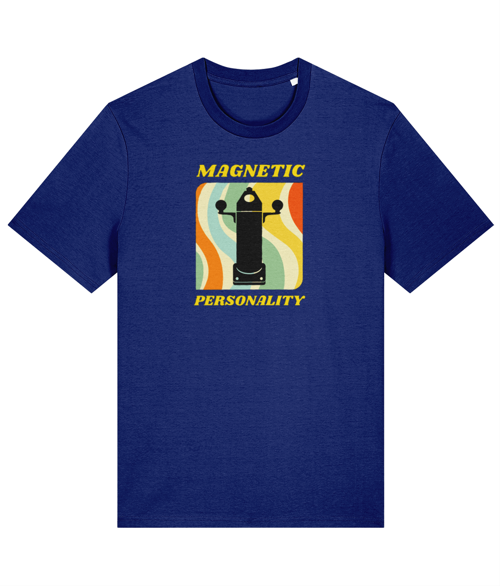 Organic cotton unisex t-shirt (Magnetic personality) Great Harbour Gifts