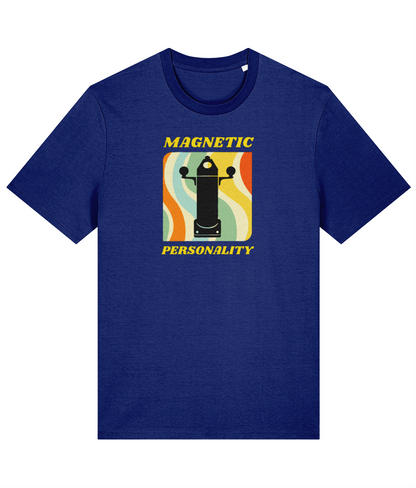 Organic cotton unisex t-shirt (Magnetic personality) Great Harbour Gifts