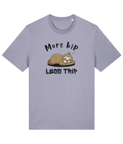 Organic cotton unisex t-shirt (More kip, less trip) Great Harbour Gifts