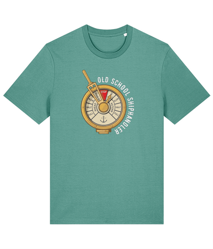 Organic cotton unisex t-shirt (Old school ship handler) ship's telegraph Great Harbour Gifts