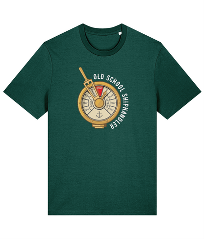 Organic cotton unisex t-shirt (Old school ship handler) ship's telegraph Great Harbour Gifts