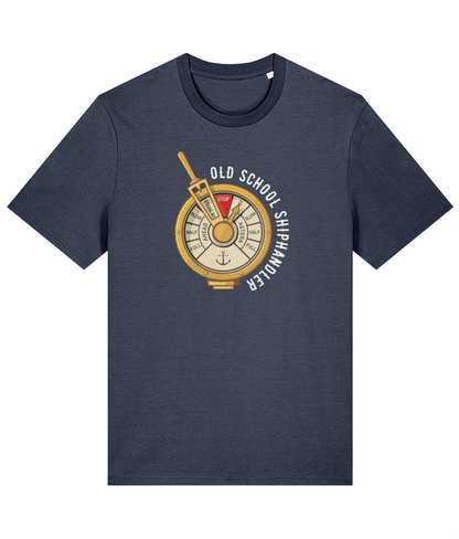 Organic cotton unisex t-shirt (Old school ship handler) ship's telegraph Great Harbour Gifts