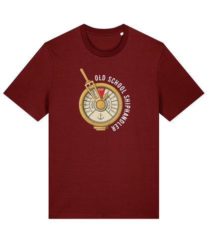 Organic cotton unisex t-shirt (Old school ship handler) ship's telegraph Great Harbour Gifts