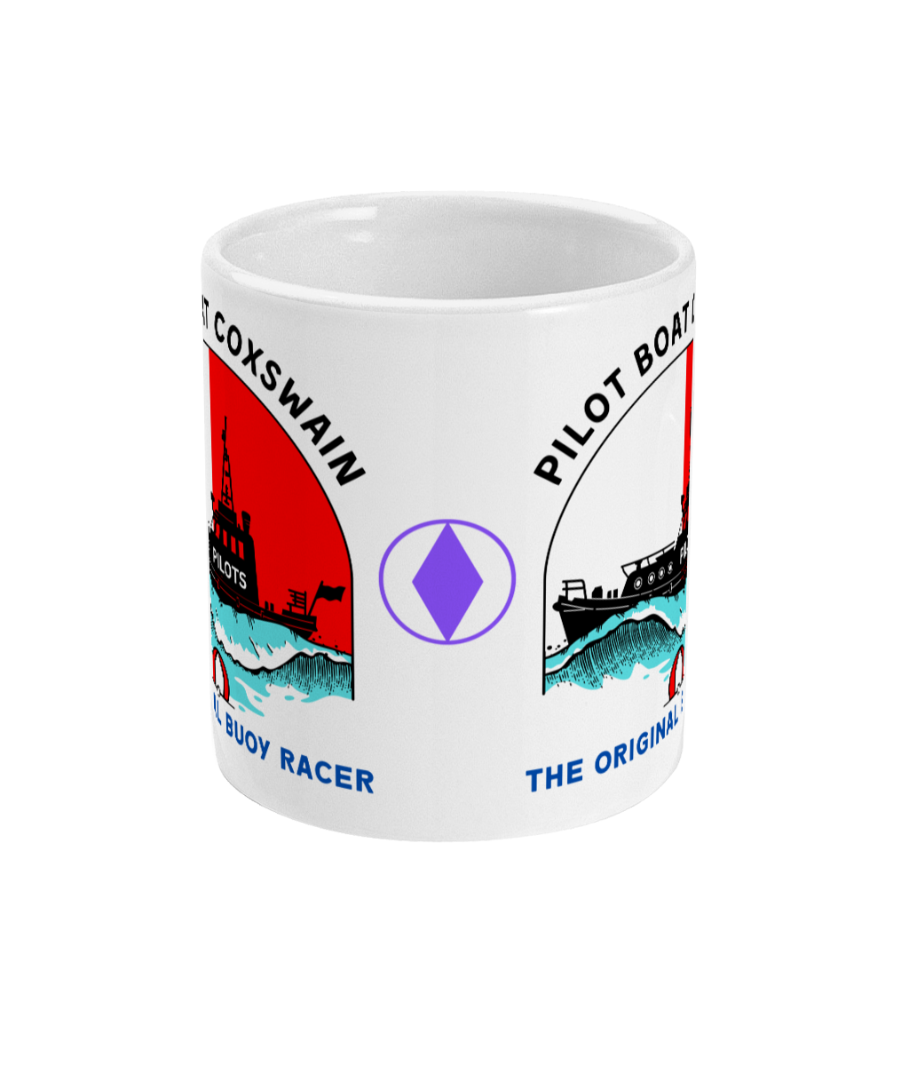 Pilot boat coxswain mug, (The original 'buoy' racer) Great Harbour Gifts