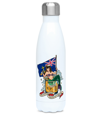 Thermos Insulated water bottle, Royal Fleet Auxiliary (RFA). Soul of a mermaid, mouth of a sailor