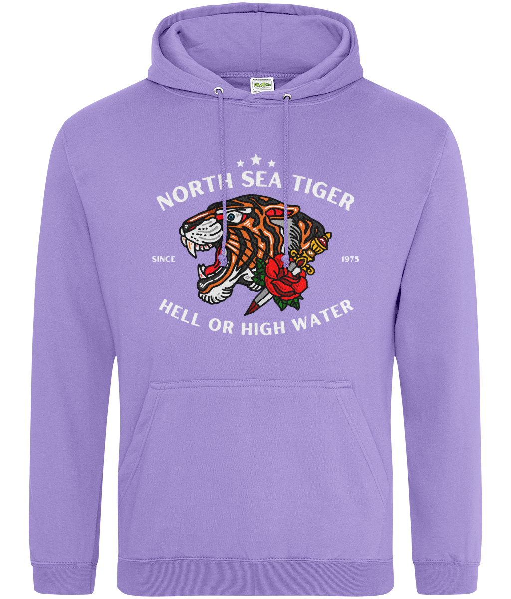 Ring-spun cotton unisex hoodie (North Sea tiger) Great Harbour Gifts