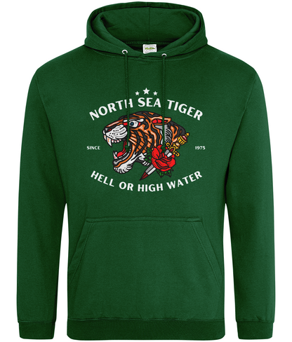 Ring-spun cotton unisex hoodie (North Sea tiger) Great Harbour Gifts