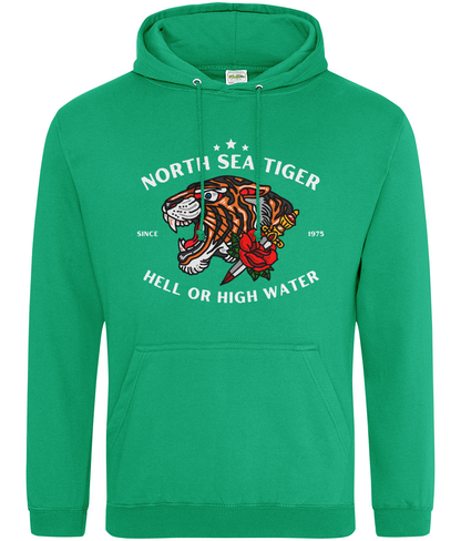 Ring-spun cotton unisex hoodie (North Sea tiger) Great Harbour Gifts