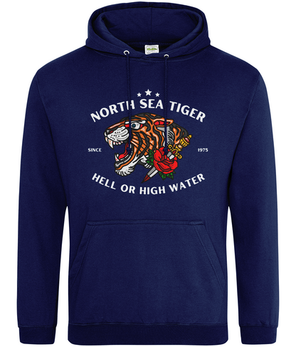 Ring-spun cotton unisex hoodie (North Sea tiger) Great Harbour Gifts